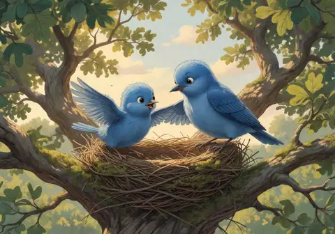 Illustration for Pip Learns to Fly