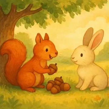 Illustration for Sharing Breakfast