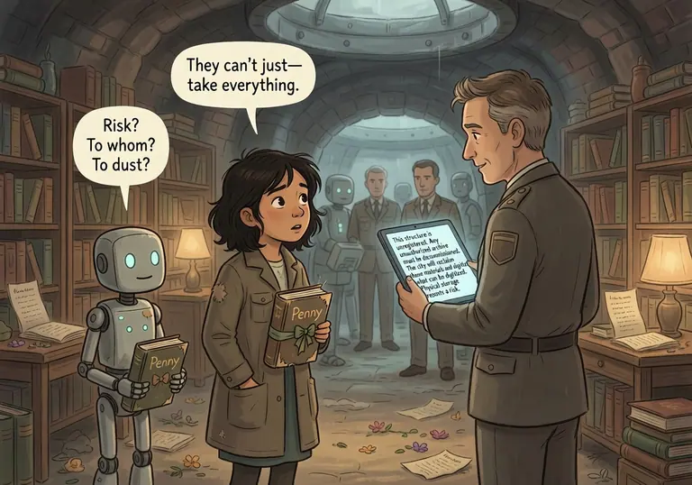 Illustration for The Last Library Keeper scene 1
