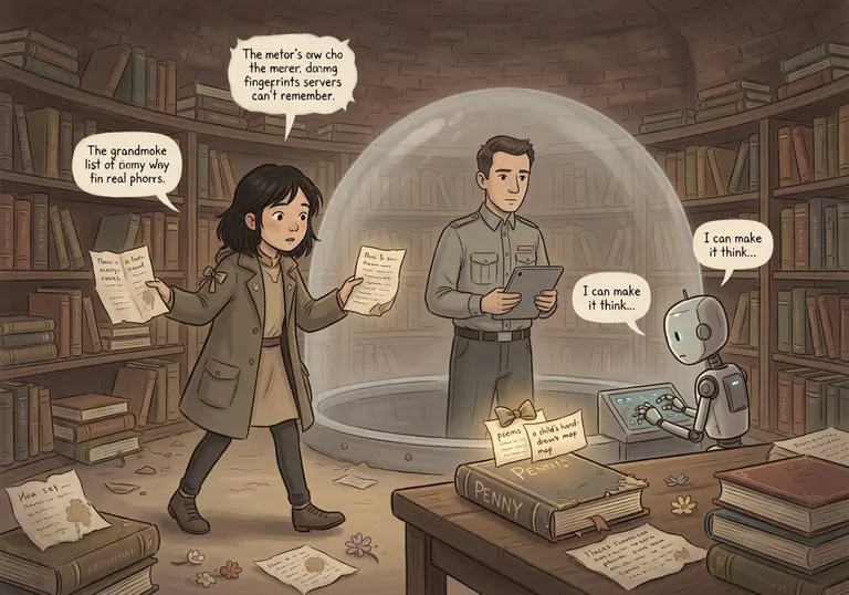 Illustration for The Last Library Keeper scene 2
