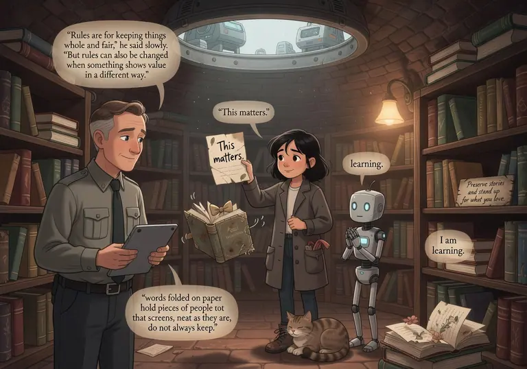 Illustration for The Last Library Keeper scene 3