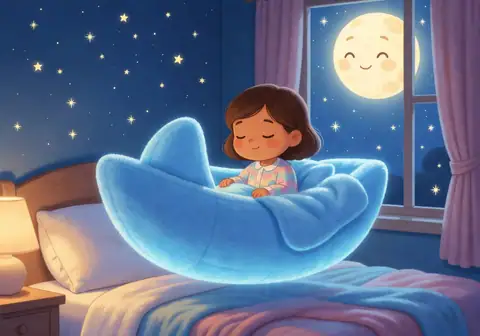 Illustration for The Magic Blue Blanket