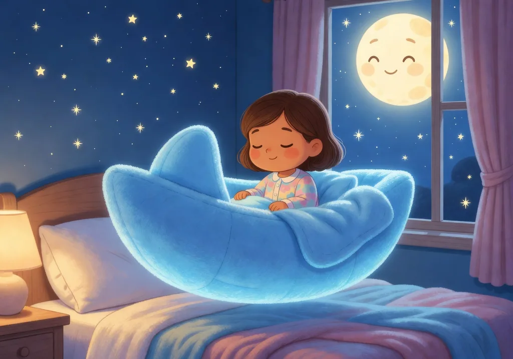 Illustration for The Magic Blue Blanket