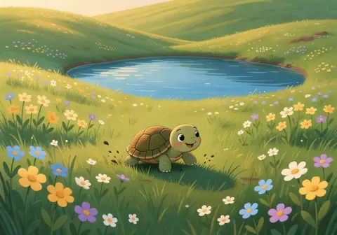 Illustration for Slow and Steady, Toby